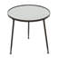 Table de bout en verre à 3 pieds