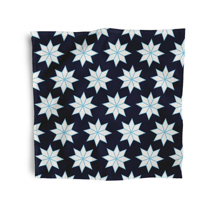 Claire-Louise Christmas Stars  Napkins, Navy