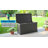 Lifetime 127.9cm W 439.11L Water Resistant Polyethylene Plastic Lockable Deck Box in Brown