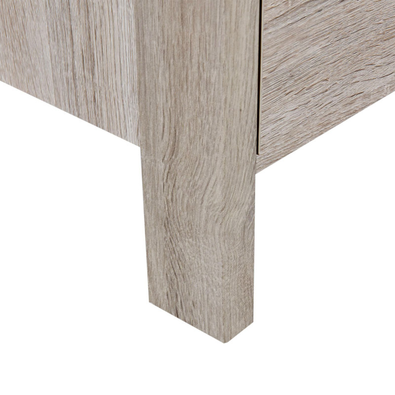 Commode à 5 tiroirs l 31,5 po Benzley, Chêne sonoma