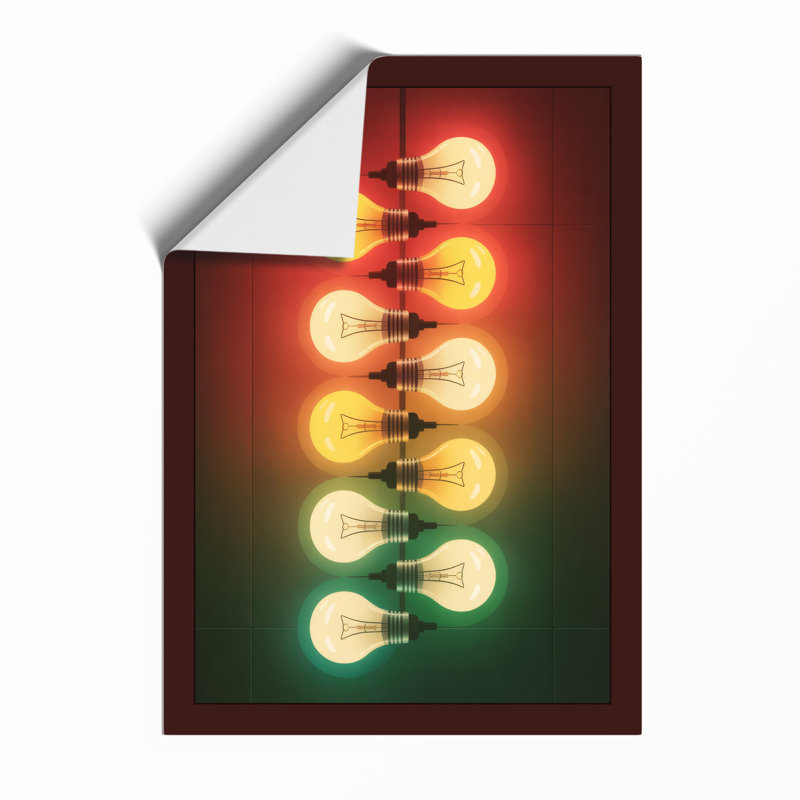 Light Spectrum Modern - Framed Print, Unframed, A1 - 84.1 x 59.4 cm