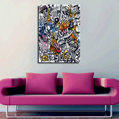 Superbe peinture sur toile décorative, 11,8 po x 15,7 po | 100% toile de qualité supérieure, cadre 100% bois (épaisseur: 1,2 po) | L'art mural parfait pour la décoration intérieure ajoute de l'élégance et du style à n'importe quelle pièce