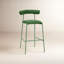 Tabouret de bar et de comptoir en velours Geraldina-1042011620-1042011623
