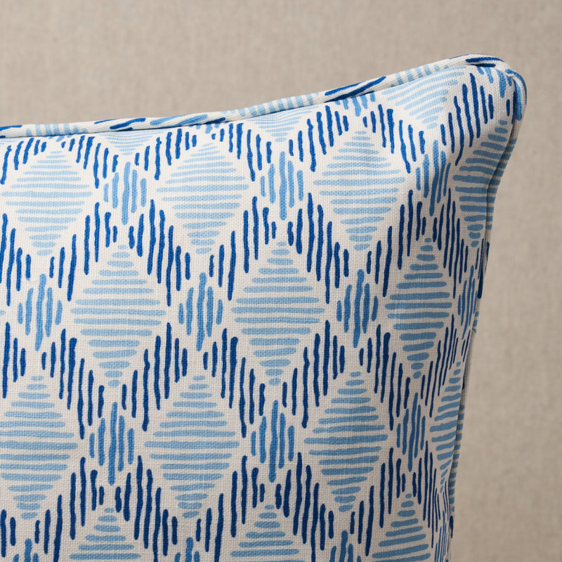 Dexter Indoor/Outdoor Throw Pillow, Blue