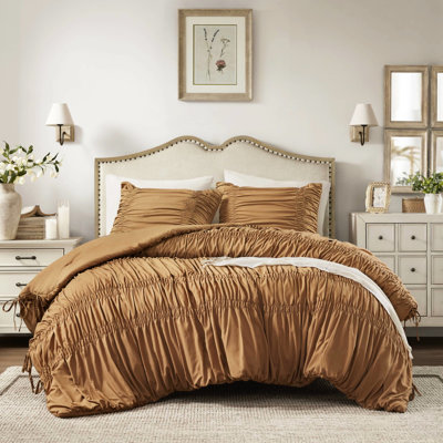 Édredon simple / simple Xl French Country, 2 pièces, conception avec attaches délicates, microfibre douce pour un sommeil relaxant, tout usage, 100, entretien sans effort, conception, microfibre, confort rond,