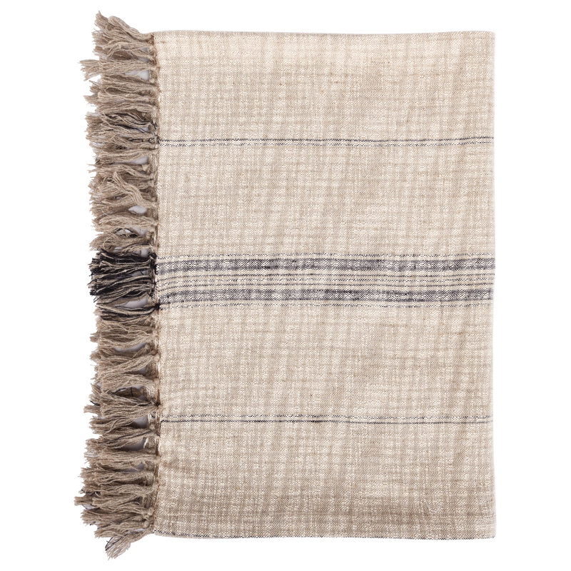Godin Ria Woven Throw, Natural/Black
