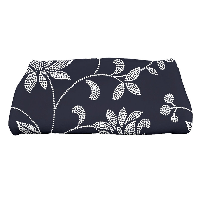 Serviette de bain Everill, Bleu marine