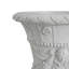 Urne de jardin, gris clair, H 23,75 po