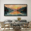 Grande impression sur toile encadrée, impression de paysage abstrait pour la décoration intérieure moderne-118736757-118736756
