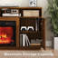 Meuble télé avec foyer Mordern 59 po x 15,75 po COCO DESIGN-122972085-122972088
