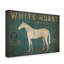 « white cheval no kentucky crop », reproduction d’impression sur toile tendue-31878295