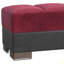 Repose-pieds avec rangement en microfibre Primenest Nimbusflow-953341401