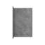 Streamline DSH-1300-130 2 pièces de douche encastrée en coin gris l 36 po x l 48 po x H 76 po-121595992-121595990
