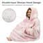 Surdimensionné Catalonia Sweat à capuche avec couverture, molleton confortable sur tout le corps