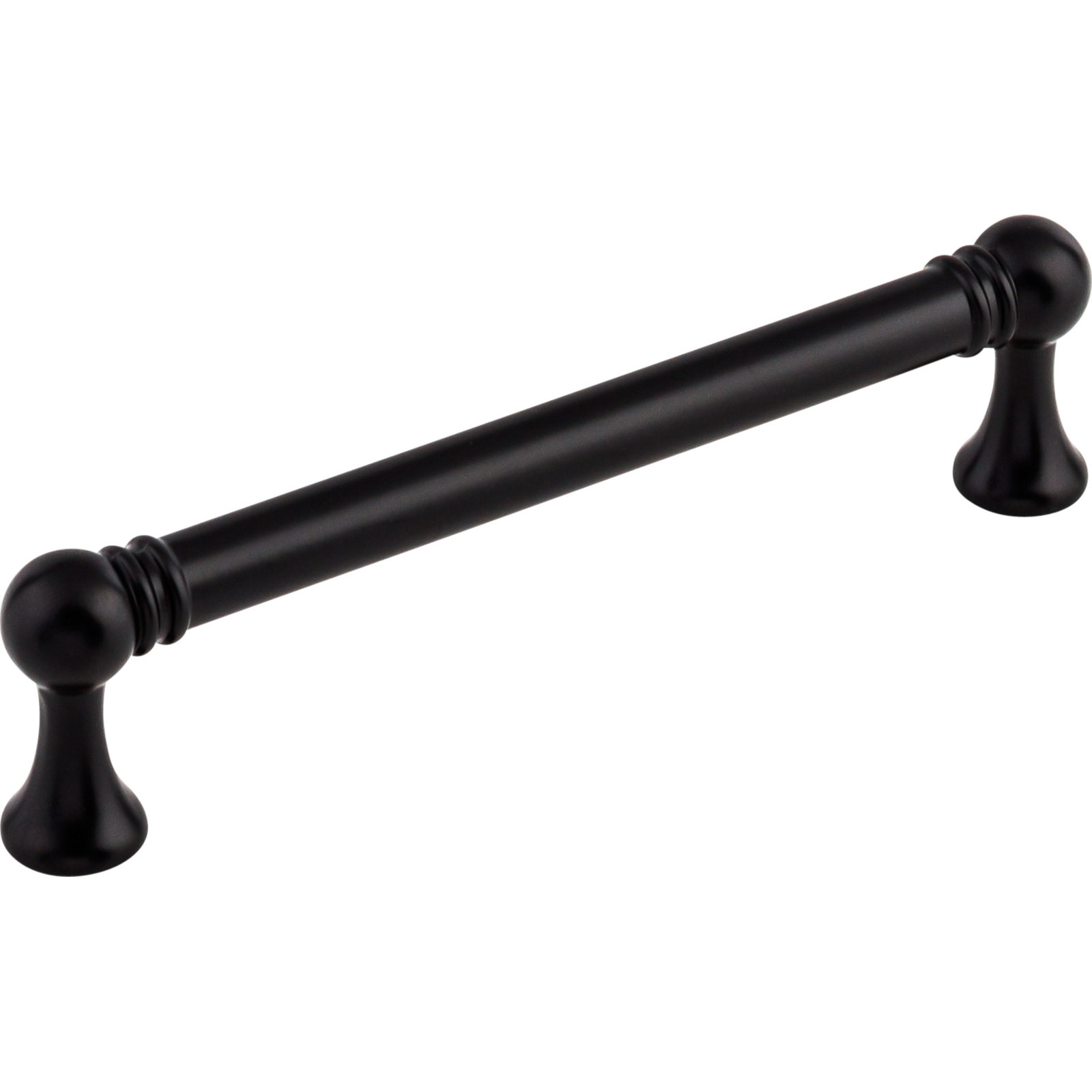 Kara Bar Cabinet Pull, Flat Black, 5 1/16"