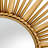 Helios Metal Convex Wall Mirror