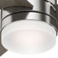 54" Exeter 3 - Blade Standard Ceiling Fan with Remote Control and Light Kit Included-48203941