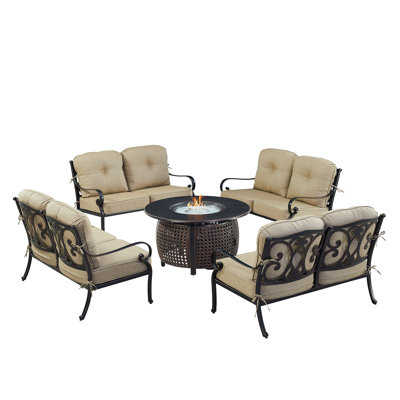 Hahn Outdoor 6 - Piece Conversation Set