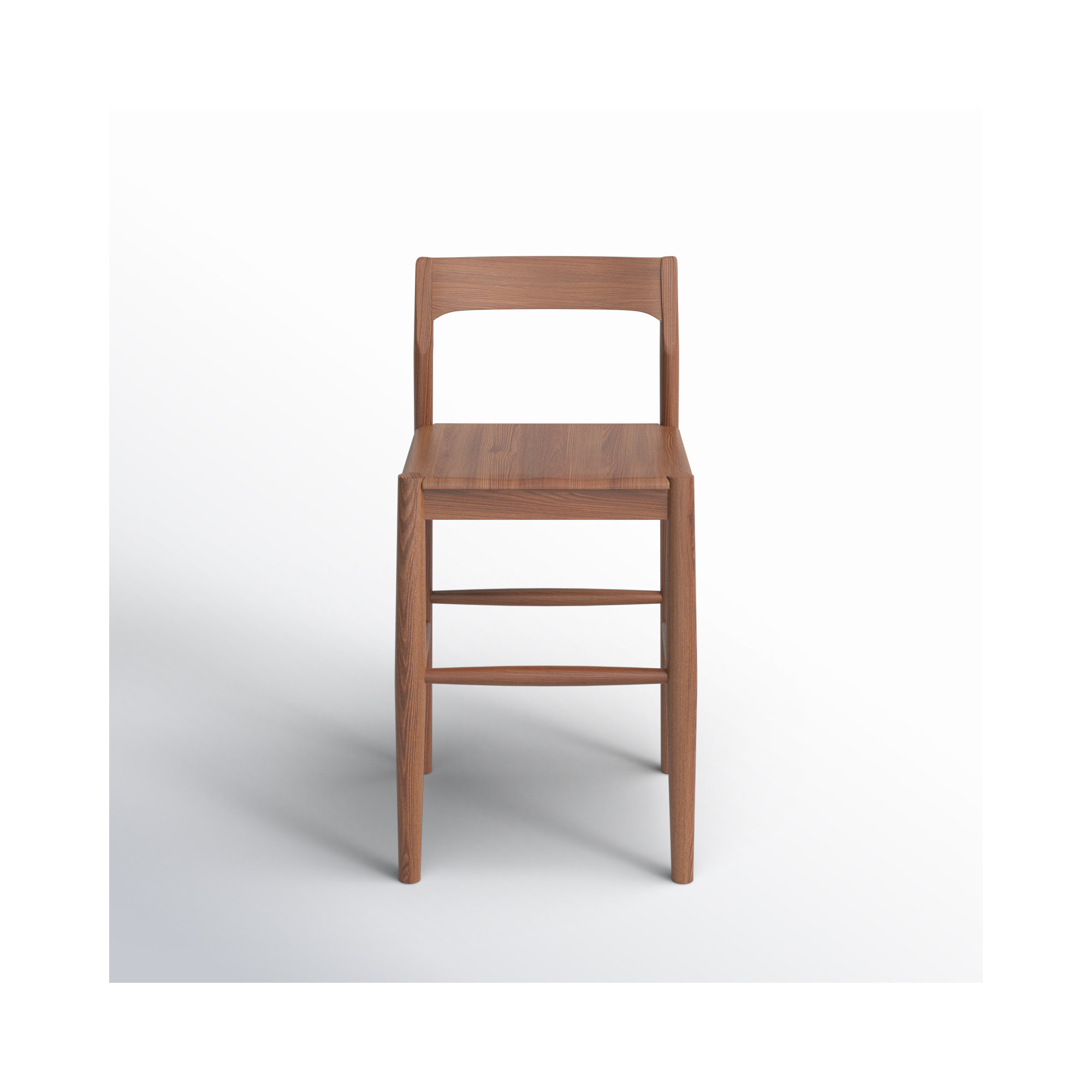 Krieger Bar and Counter Stool, Bar Stool (30" Seat Height), Brown