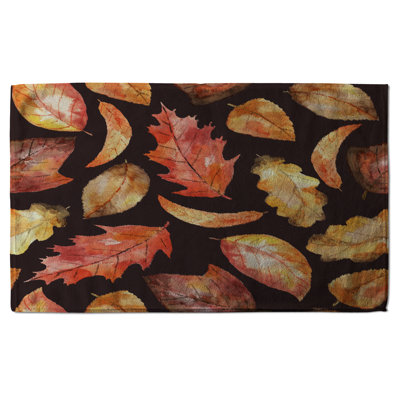 Cotton Floral Waffle Kitchen Towel