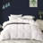Goose Feather Down Comforter,  All-Season Feather Down Duvet, Ultra-Soft-Cotton Bed Comforter Insert With Corner Tabs-1843300553