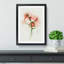 Pink Orchid Flower Abstract - Framed Print-55769666-55769667