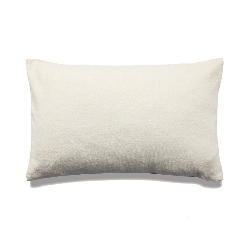 SEATTLE SOLID Linen Throw Pillow, Ivory