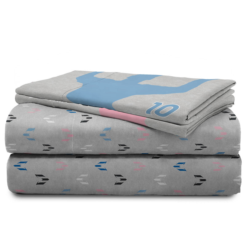 Ensemble de draps Lionel Messi, Ensemble literie pour lit simple
