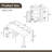 Extendable Dining Table With 3 Removable Middle Leaves, Mobile Rolling Island Table With Power Outlet, Saving-Space Cabinet With Storage For Dining Room And Living Room-120311071-120311072