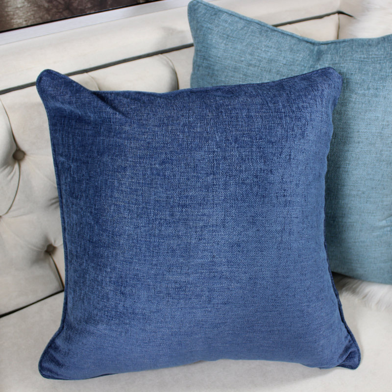  Homey Cozy Square Pillow Insert, Navy