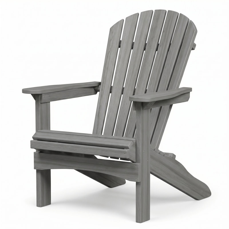 Chaise Adirondack Ketcham, Bois flottant gris