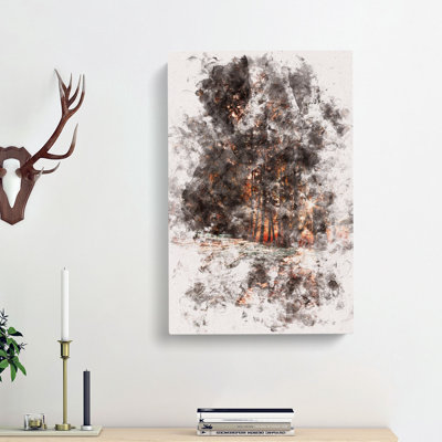 Forest Sunlight - Wrapped Canvas Painting