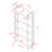 Liora 72"H 5-Tier Metal Open Back Bookcase-1050512636
