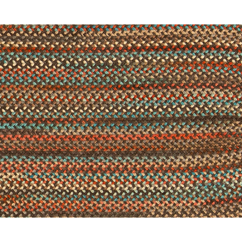 Hand Knotted Wool Area Rug in Brown
