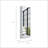 5-Shelf Wall Mounted Shoe Cabinet