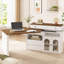 Îlot de cuisine avec table rotative et extensible