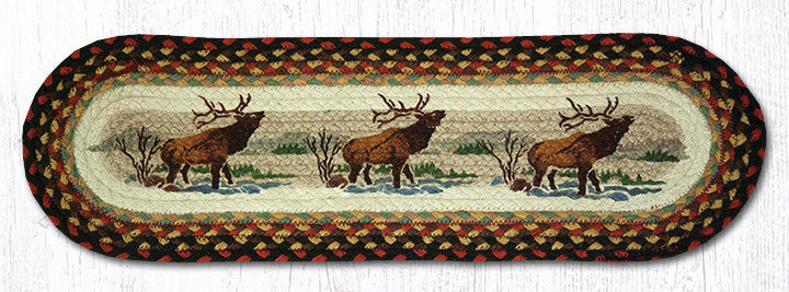  Tapis ovale ST-OP-319 27 po x 8,25 po, Wapiti d'hiver