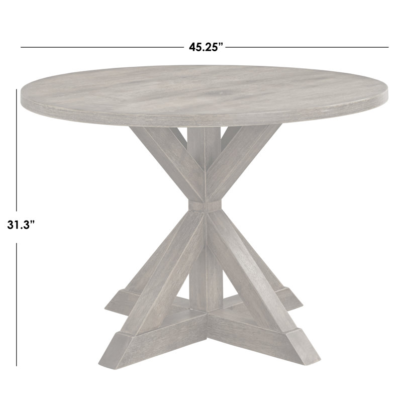Naquanda 4 - Person Pedestal Dining Set, Blue