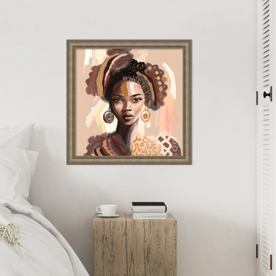 «Amara» par Bella Eve, impression sur bois encadrée
