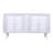 Frannie White Four Door Credenza
