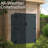 Altibloom 68.1 in resin horizontal storage shed, 53.5 in wide, with 2 shelves-125532819