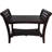 Krehbiel Contemporary Teak Shower Bench With Handles In Finish-442386938-448275490