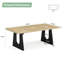 Bureau de direction en bois de 70,86 pouces, grand bureau d'ordinateur avec plateau de table épaissi et base en bois pour le bureau personnel-1078176770-1085021804
