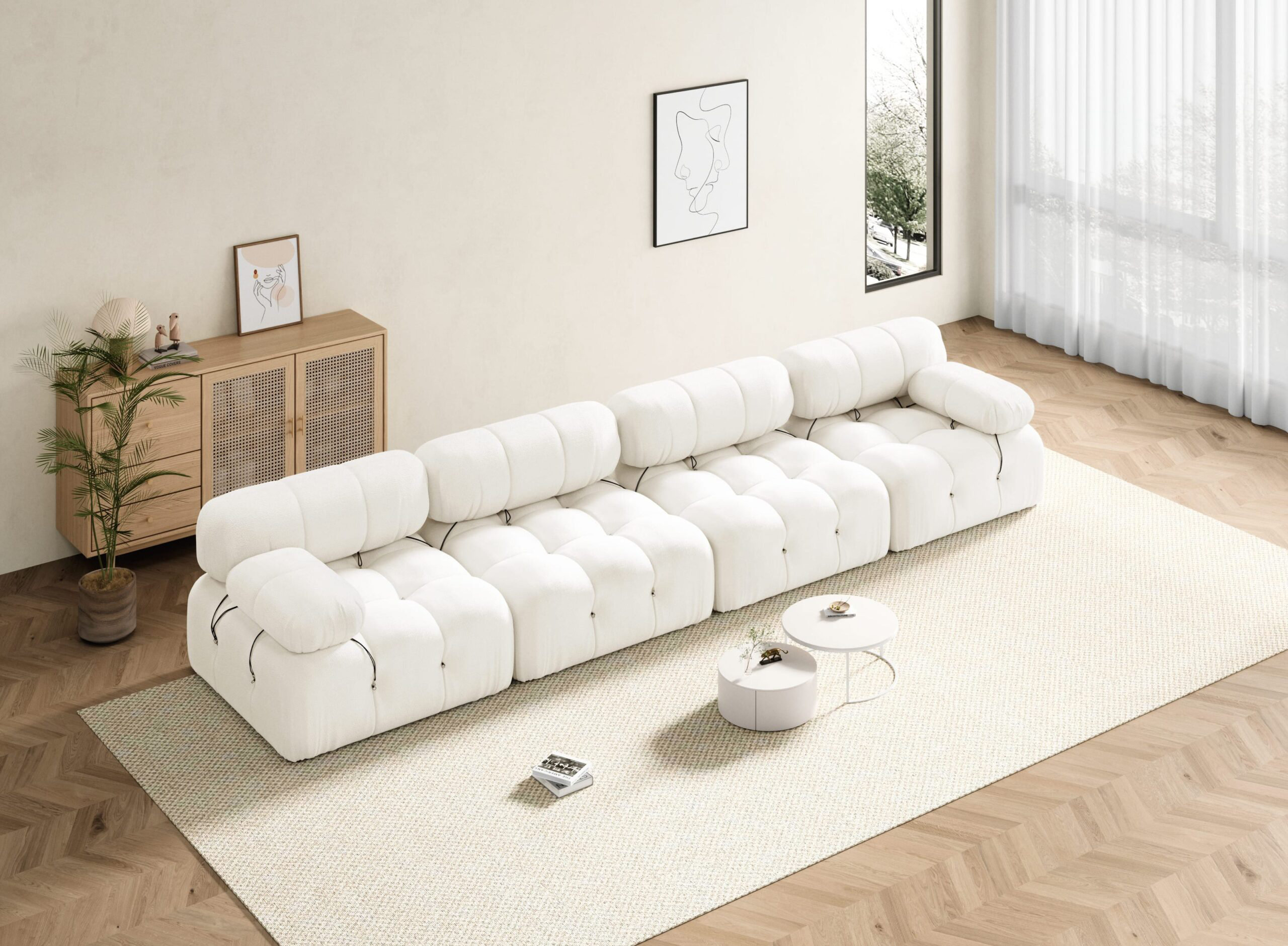 Latitude Run® Pulita 148'' Modular Sectional Sofa Couch