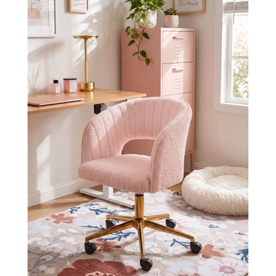 Beliani Katonah Boucle Office Chair