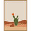 «Southwest Cactus Bloom» par Little Dean, reproduction d'art sur toile encadrée-112857314
