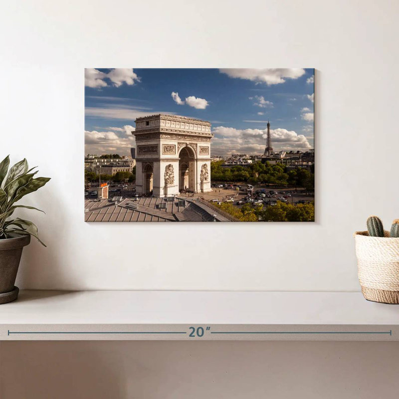 Nicci Arc De Triomphe Site, 8" H x 12" W