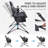 Padded Hammock Camping Chair, Oversized Heavy Duty Swing Chair With Detachable Cup Holder, Portable Folding Rocking Camping Chair, Support Up To 400Lbs-1608292382