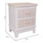 Marylin 40cm W Manufactured Wood Bedside Table
