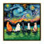 «Starry Cats» par Aja Trêves - reproduction d'art sur-49703745-49703756